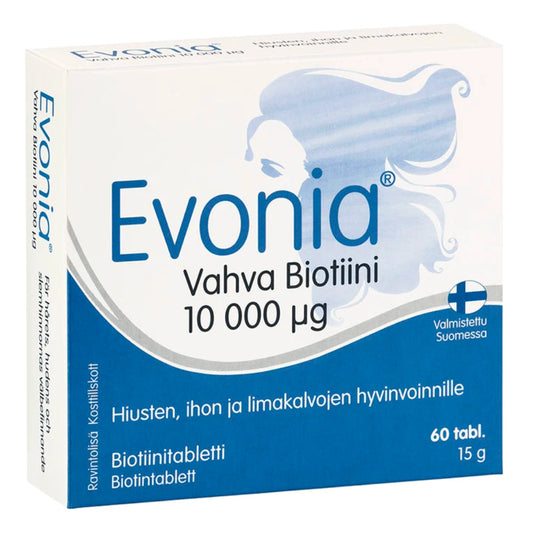 EVONIA Vahva Biotiini 10000 µg tabletti 60 kpl