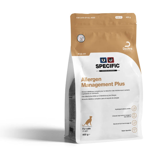 FOD-HY Allergen Management Plus 400 g – täysipainoinen kuivaruoka allergisille kissoille