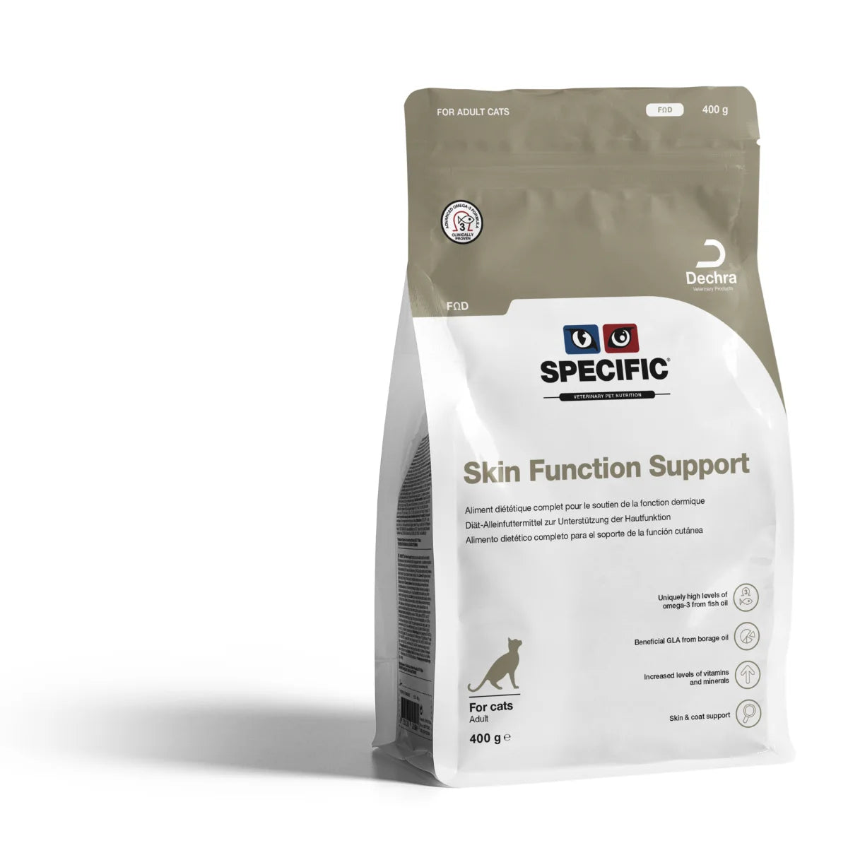 FOD Skin Function Support 400 g – Täysravinto kissojen ihon ja turkin hyvinvointiin
