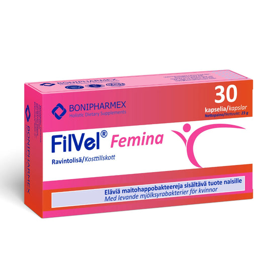 FilVel® Femina 30 kaps – ravintolisä naisille