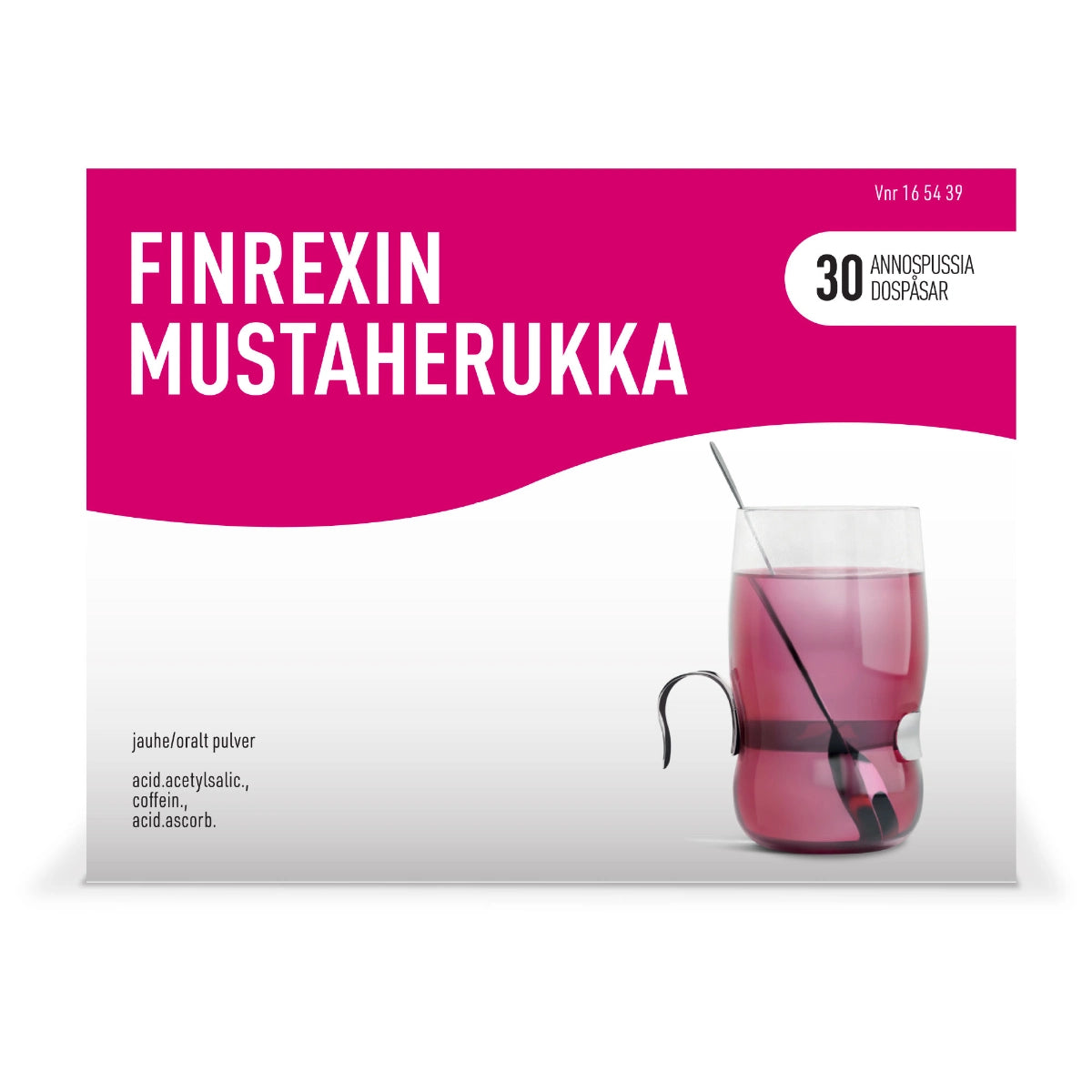 FINREXIN Mustaherukka jauhe 350/30/300 mg 30 x 5 g