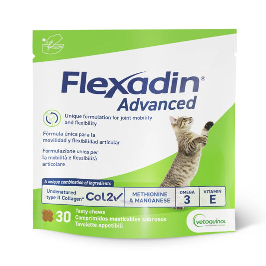 FLEXADIN Advanced purutabletti kissoille 30 kpl