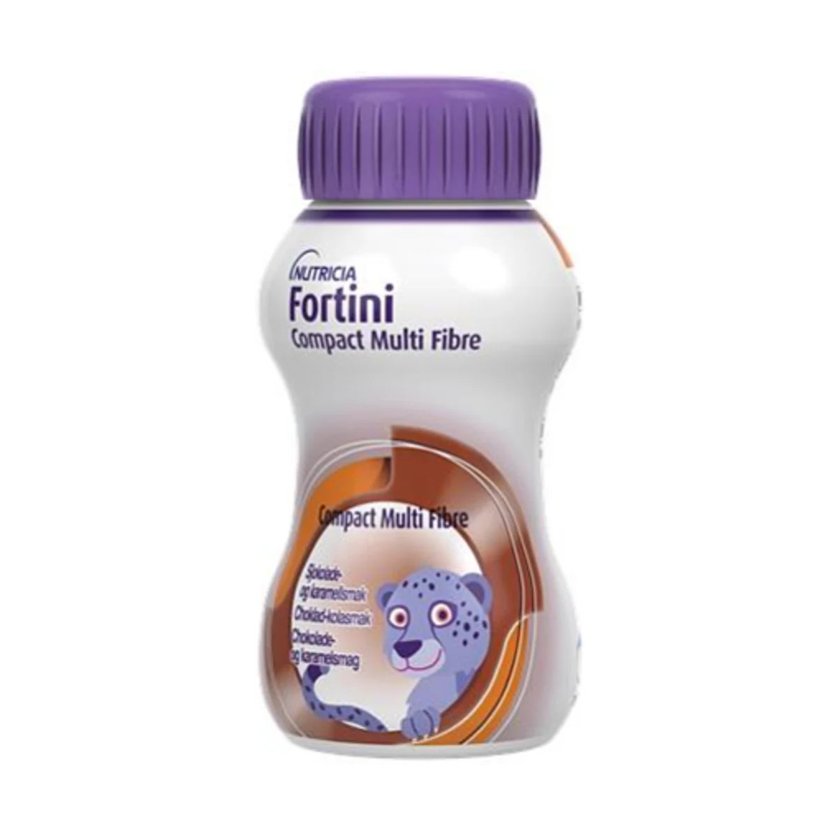 Fortini Compact Multi Fibre suklaan ja karamellin makuinen 4x125 ml