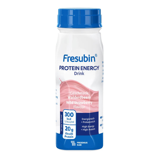 FRESUBIN Protein Energy Drink metsämansikka 4x200 ml täydennysravintovalmiste