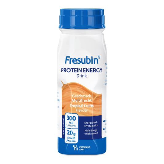 FRESUBIN Protein Energy Drink trooppiset hedelmät 4x200 ml täydennysravintovalmiste