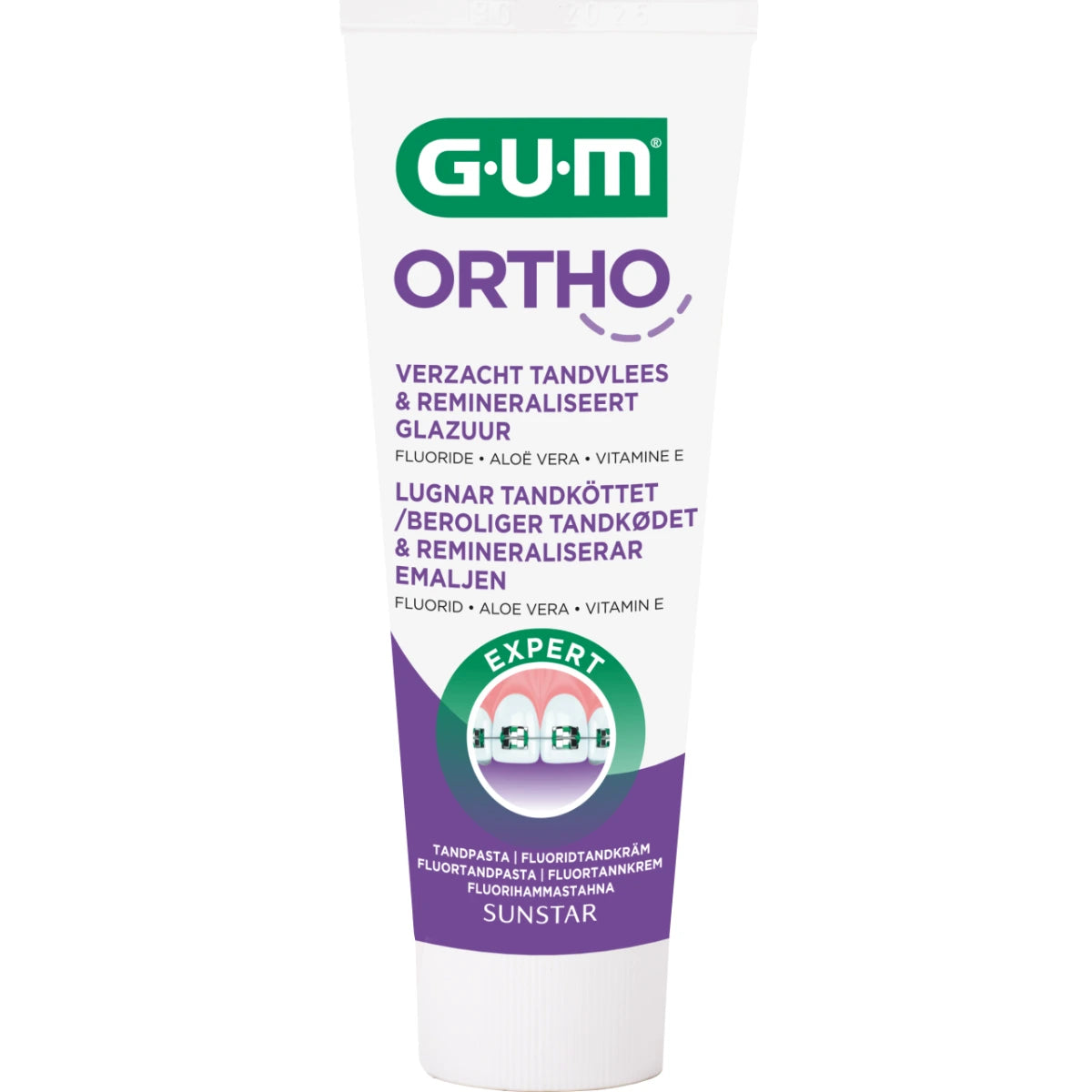 GUM Ortho CPC fluorihammastahna (sis 0,05% CPC) 75 ml