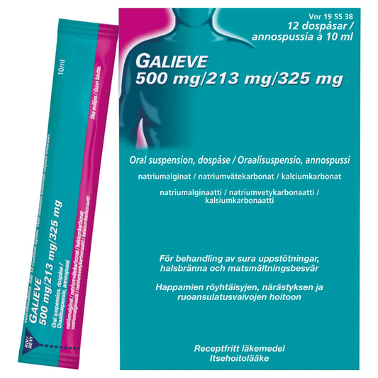 GALIEVE oraalisuspensio annospussi 12x10 ml