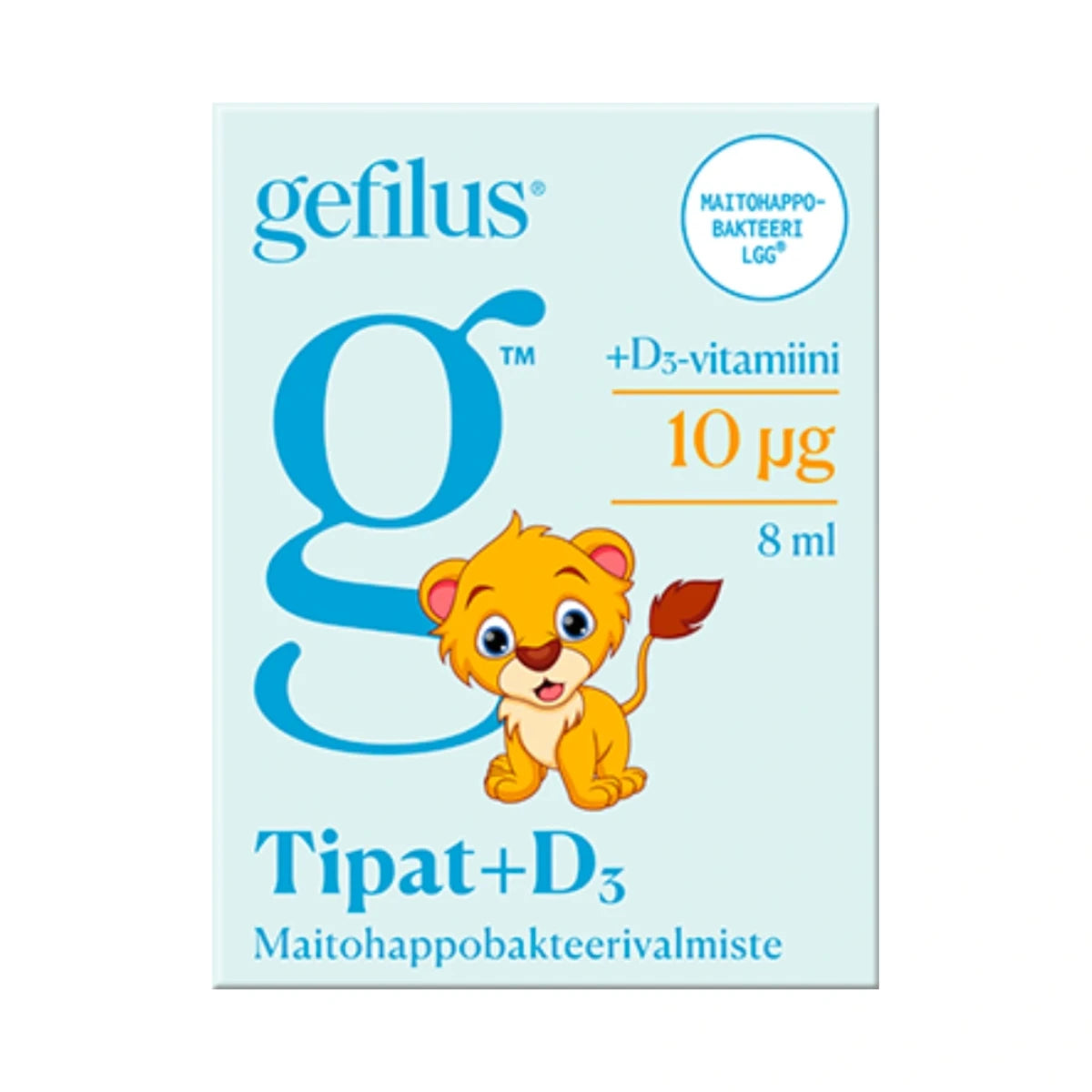 GEFILUS Tipat + D3 8 ml maitohappobakteerivalmiste