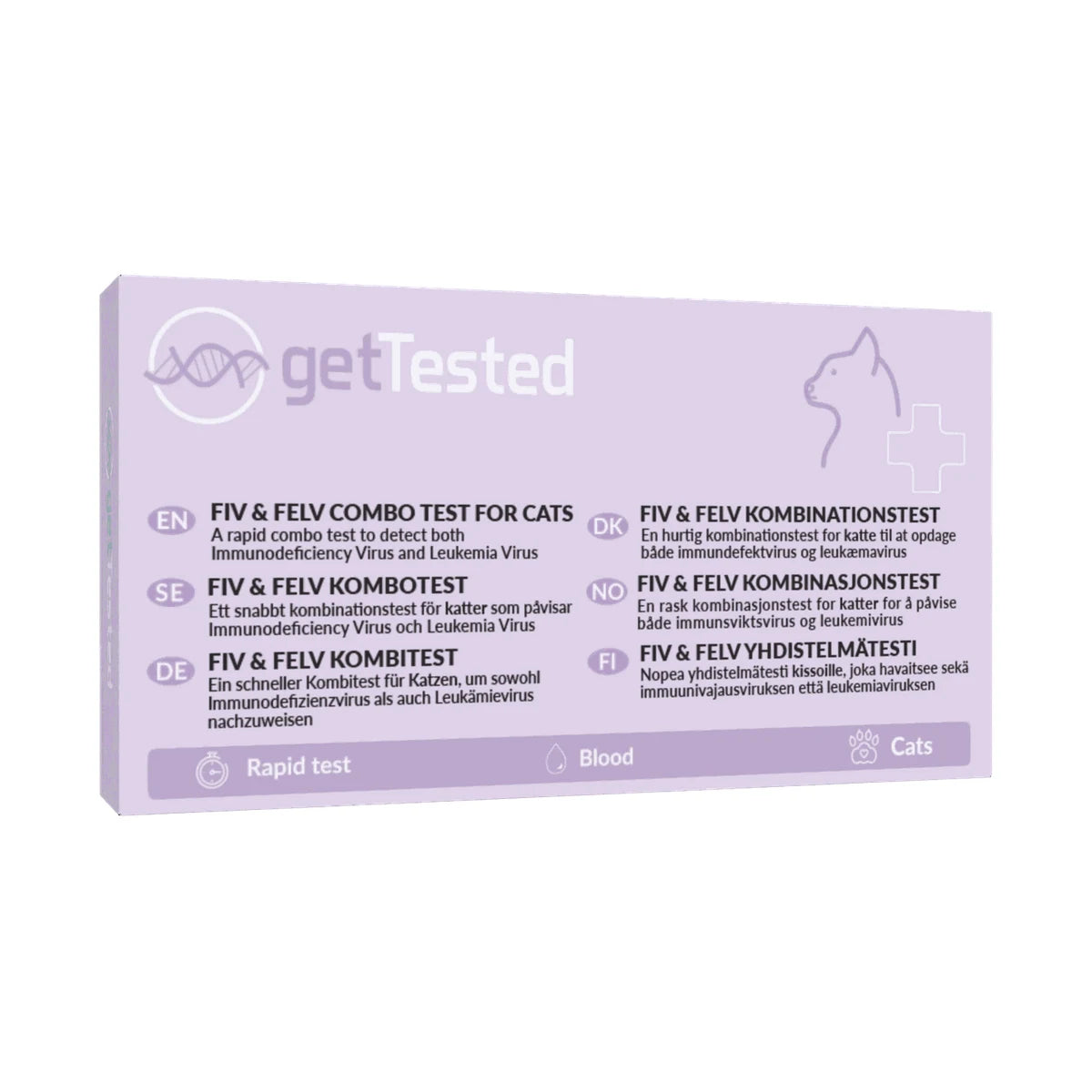 Gettested Fiv & Felv yhdistelmätesti 1 kpl