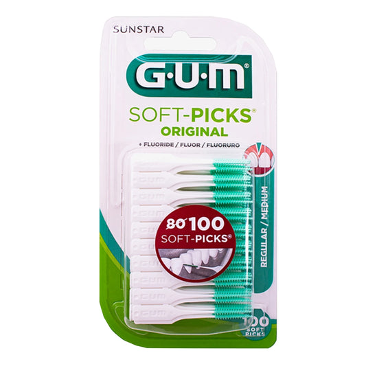 GUM Soft-Pics Original Regular 100 kpl pehmeät ja joustavat hammasväliharjat