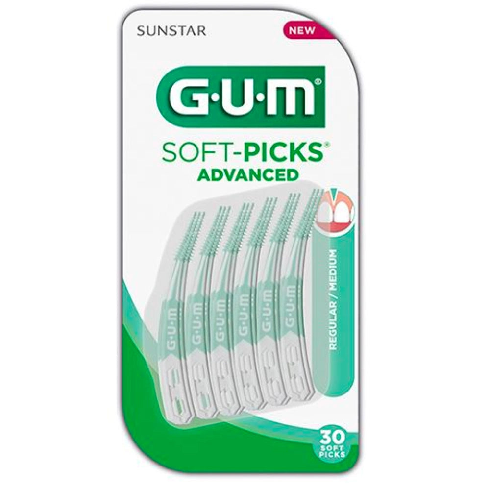 GUM Soft-Picks Advanced Medium harjatikut 30 kpl
