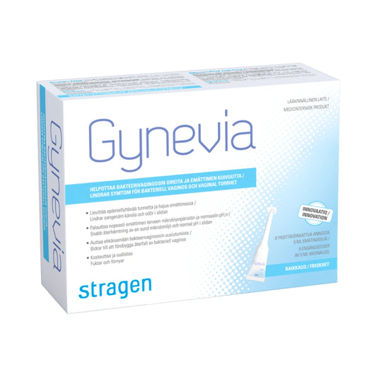 GYNEVIA emätingeeli bakteerivaginoosin oireisiin ja uusiutumisen estoon 8x5 ml