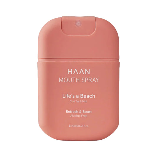 HAAN Mouth Spray Life's a Beach 20 ml – raikastava suusuihke chai-teen ja mintun maulla