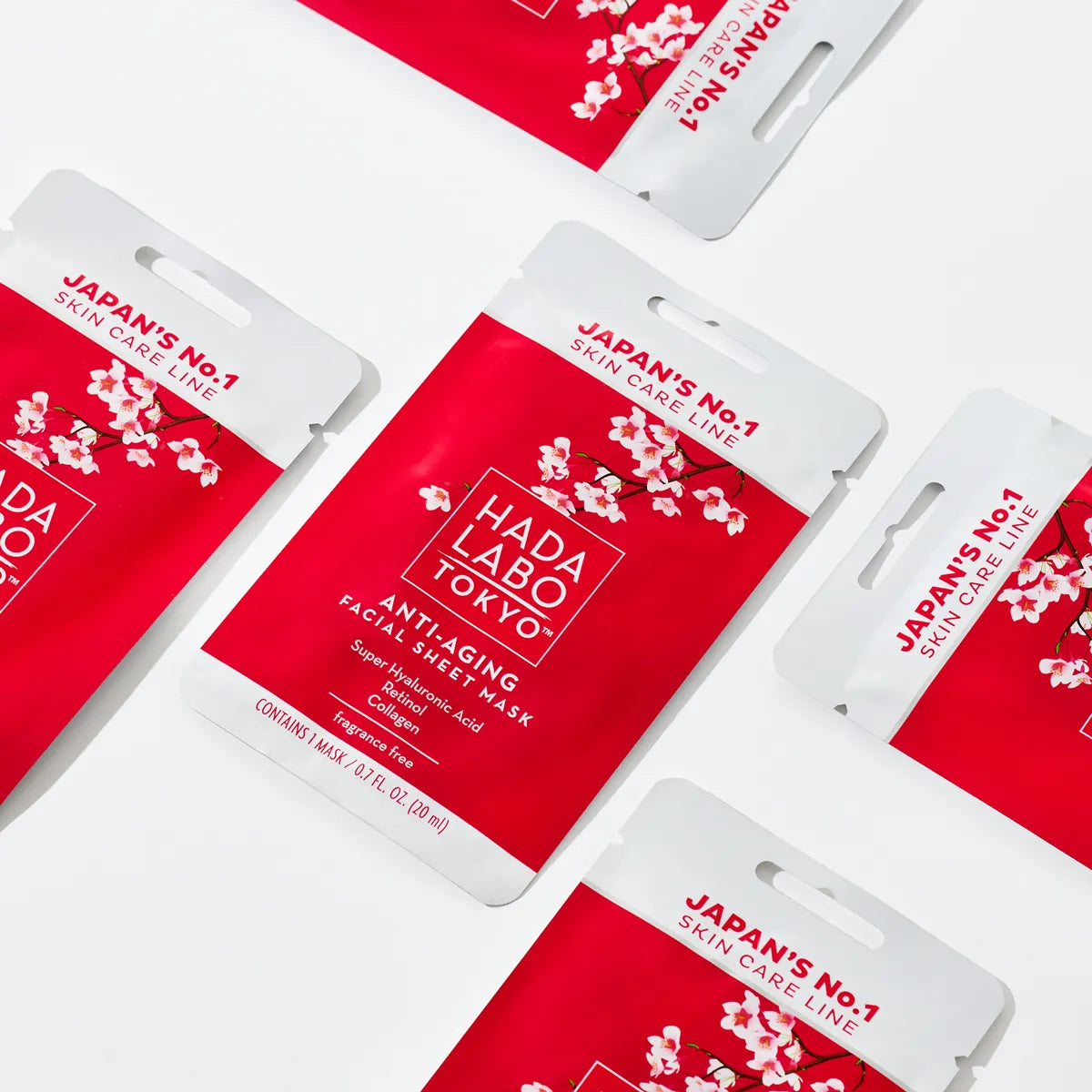Hada Labo Tokyo Anti-Aging Facial Sheet Mask 20 ml – retinolia sisältävä kangasnaamio