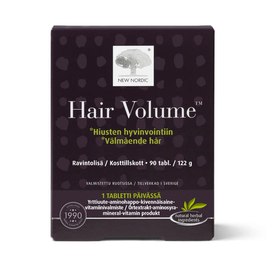 HAIR Volume tabletti 90 kpl hiusten hyvinvointiin