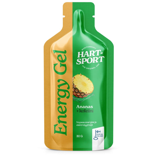 HART-SPORT Energy Gel ananas + kofeiini 30 g raikkaan ananaksen makuinen energiageeli 