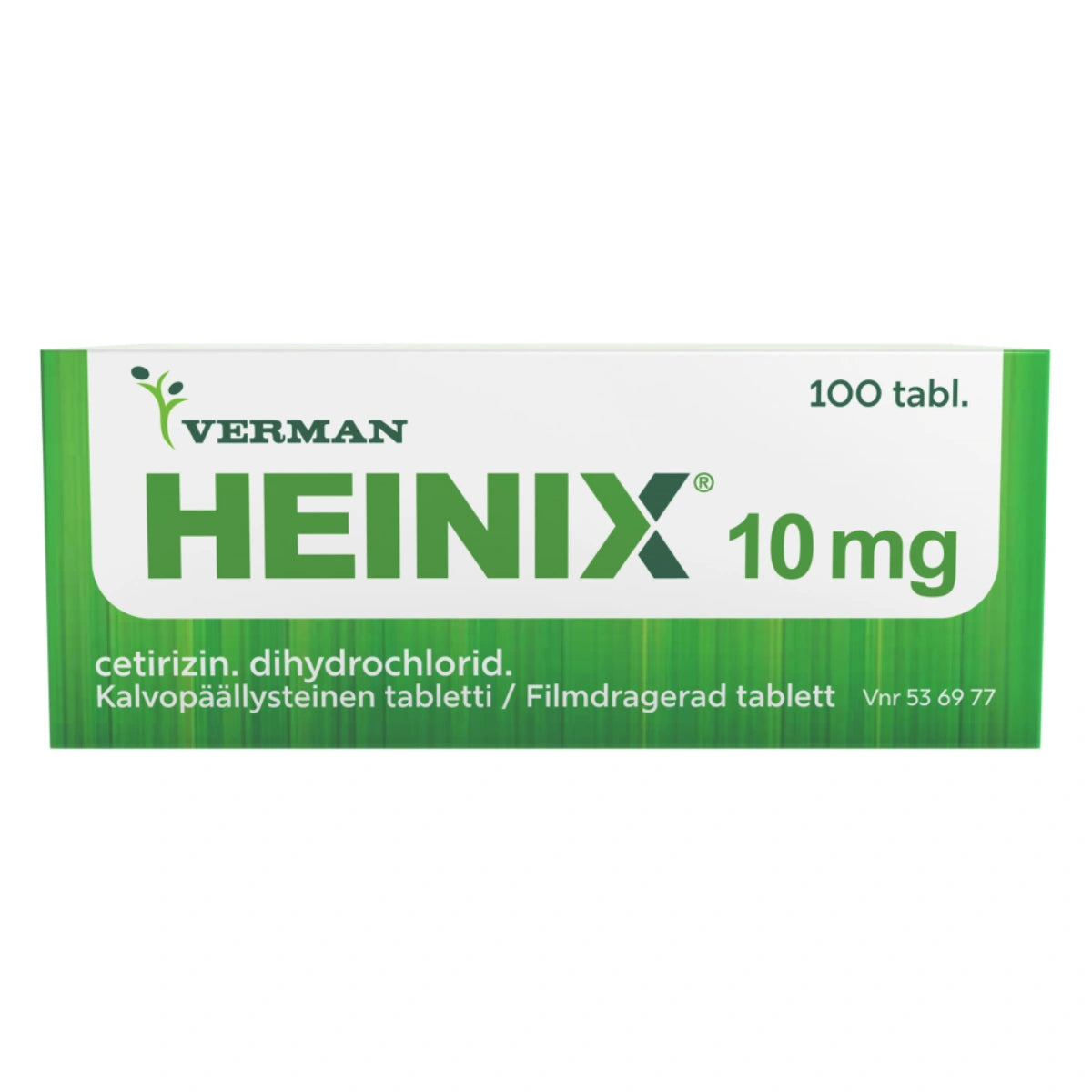 HEINIX 10 mg tabletti, kalvopäällysteinen 100 kpl