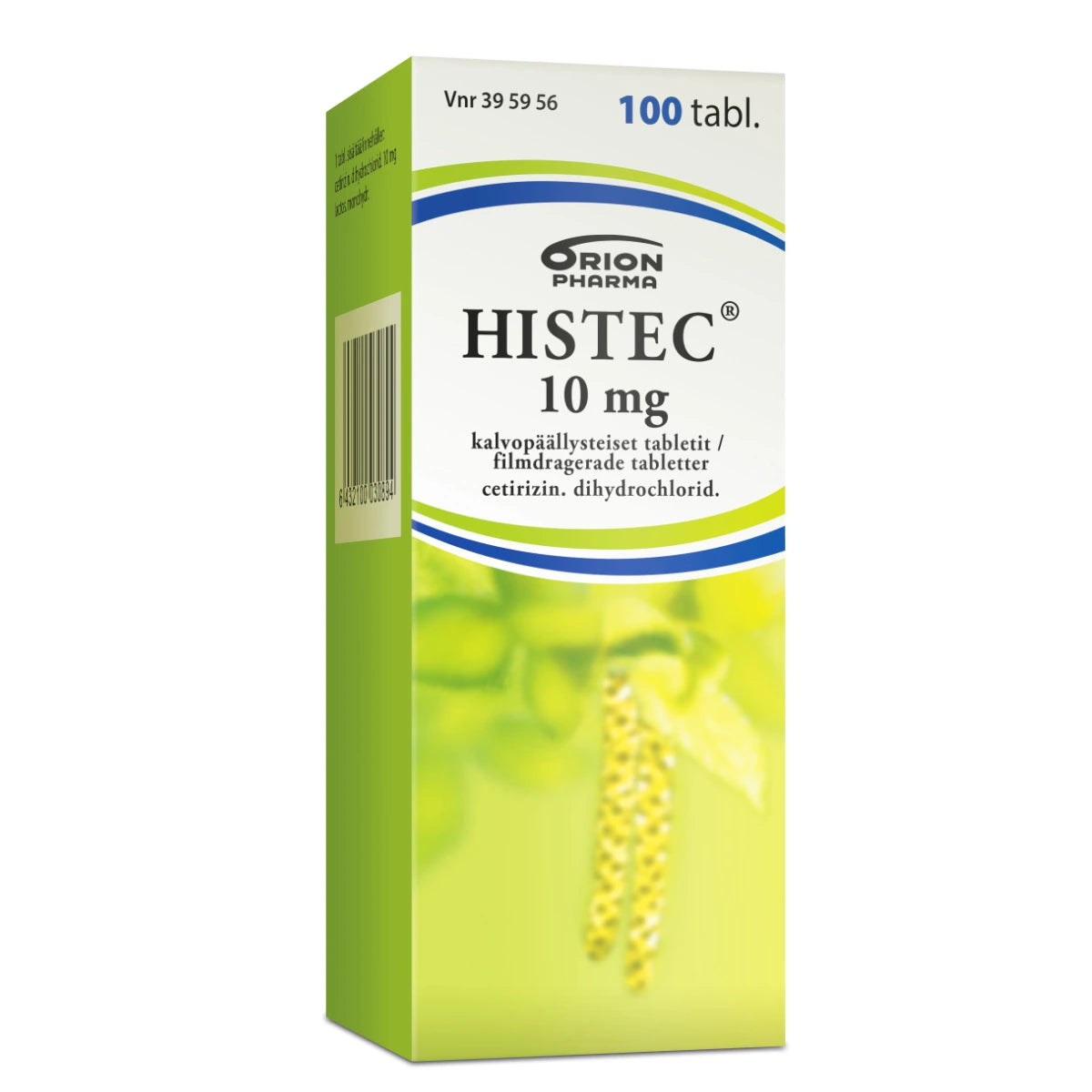 HISTEC 10 mg tabletti, kalvopäällysteinen 100 kpl