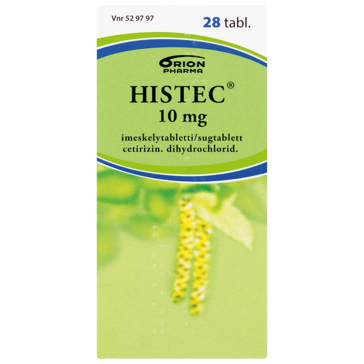 HISTEC 10 mg imeskelytabletti 28 kpl