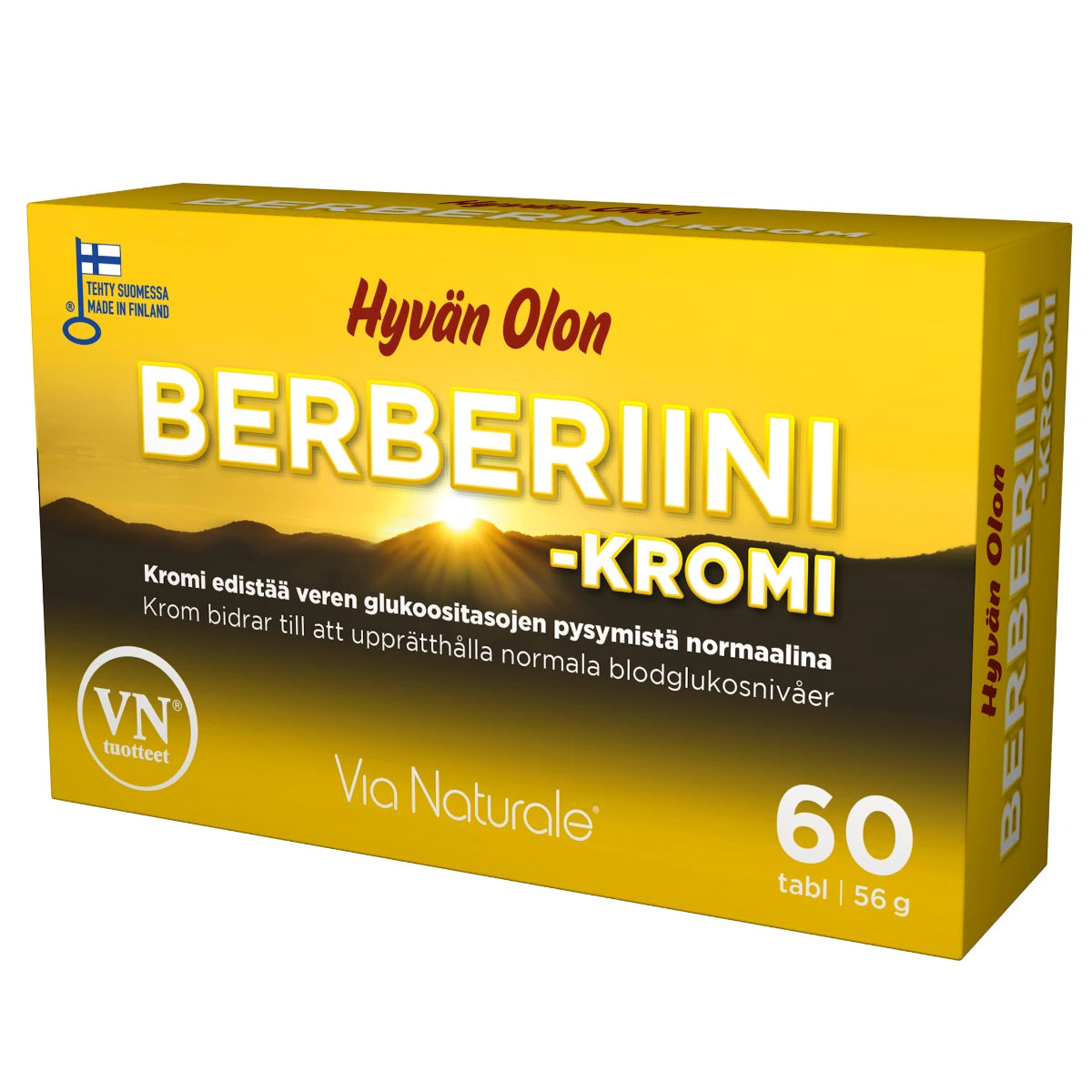 Hyvän Olon Berberiini + Kromi 60 tabl