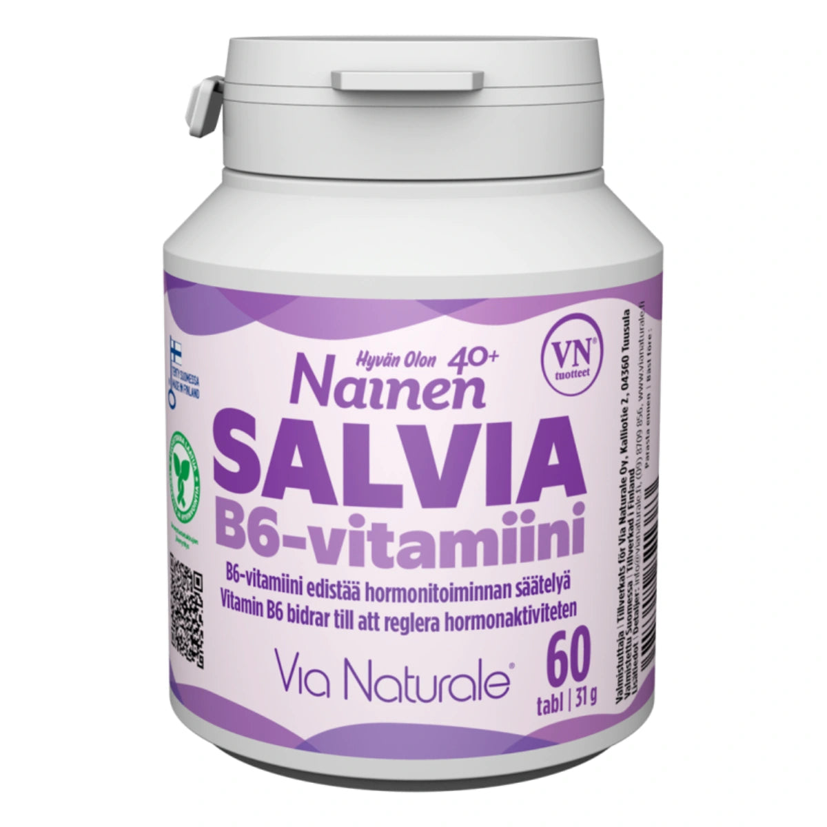 Hyvän Olon Salvia N6-vitamiini tabletti 60 kpl ravintolisä naisille