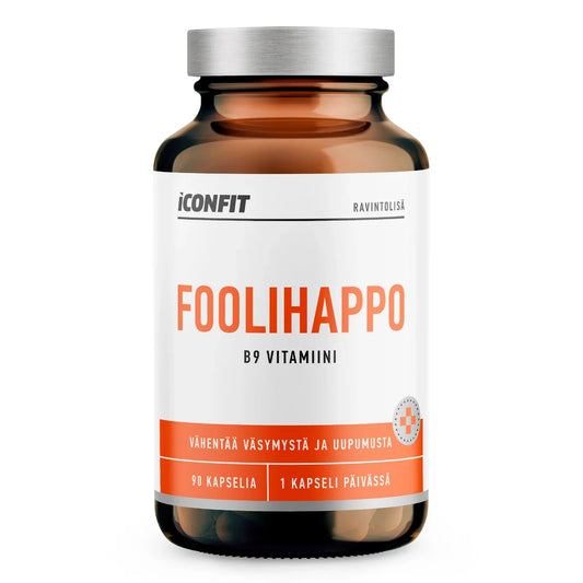ICONFIT Foolihappo 400 µg 90 kaps – foolihappoa kasvipohjaisessa kapselissa