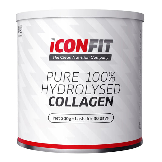 ICONFIT Hydrolysoitu Kollageeni 300 g – runsasproteiininen kollageenijauhe
