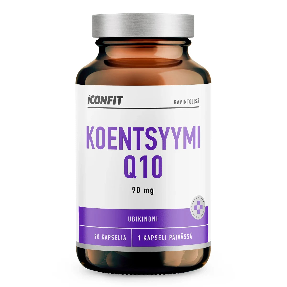 ICONFIT Koentsyymi Q10 90 mg 90 kaps – ubikinonivalmiste kasvipohjaisessa kapselissa