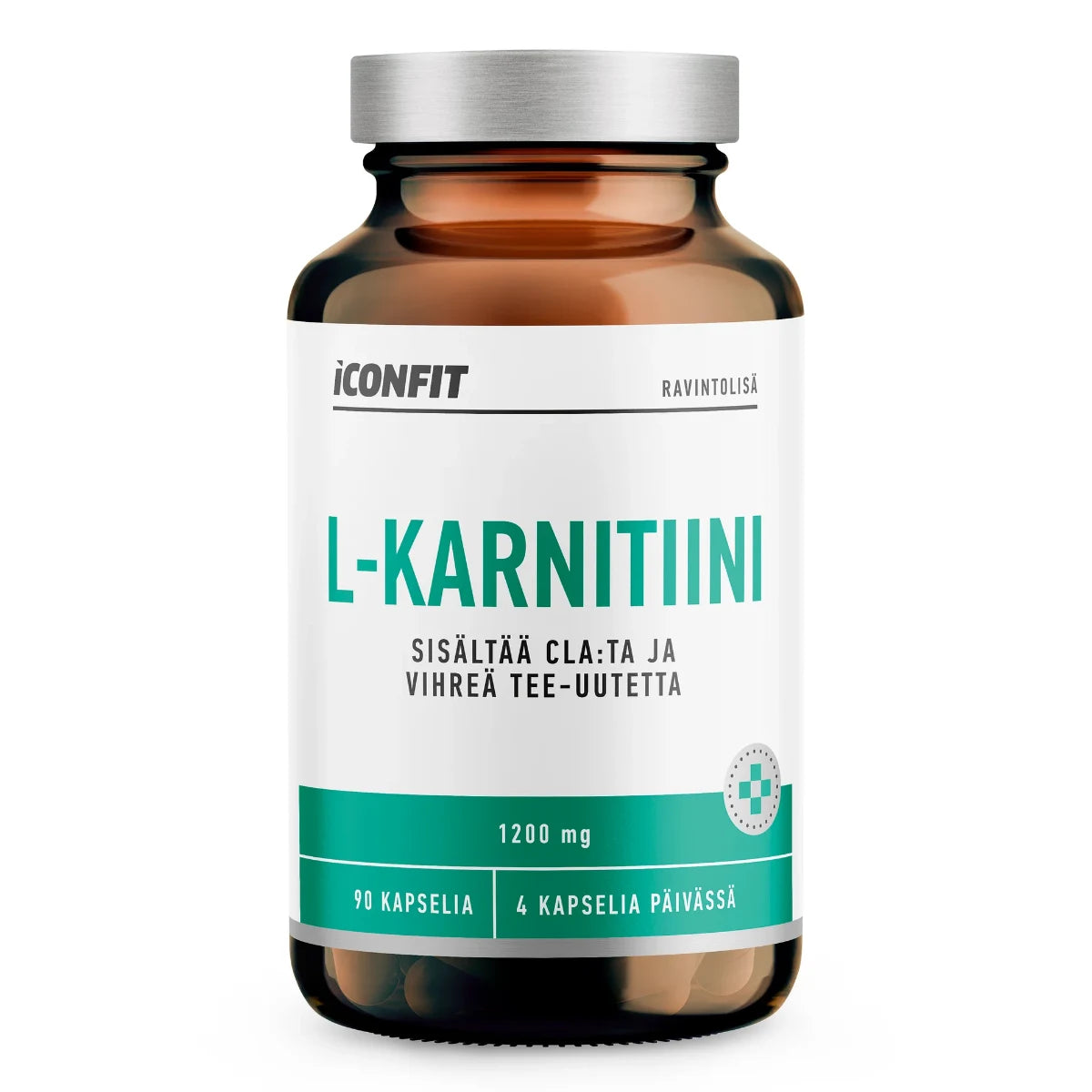 ICONFIT L-Karnitiini 90 kaps – sisältää lisäksi CLA:ta ja vihreä tee-uutetta
