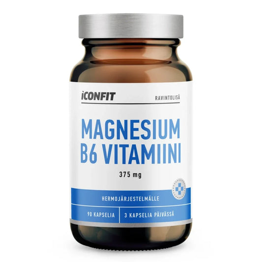 ICONFIT Magnesium 375 mg + B6 90 kaps