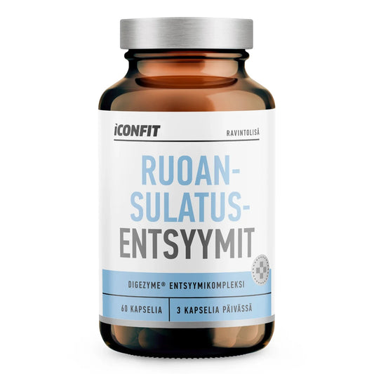 ICONFIT Ruoansulatusentsyymit 60 kaps – entsyymivalmiste