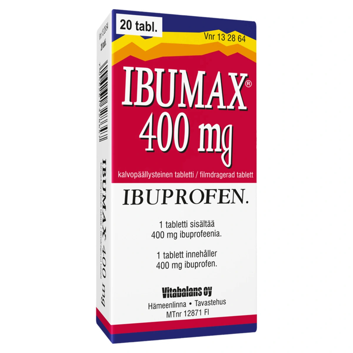 IBUMAX 400 mg tabletti, kalvopäällysteinen 20 kpl