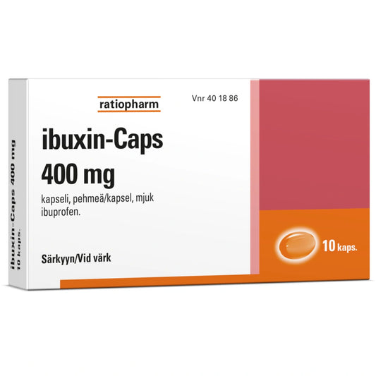 IBUXIN-CAPS 400 mg pehmeä kapseli 10 kpl