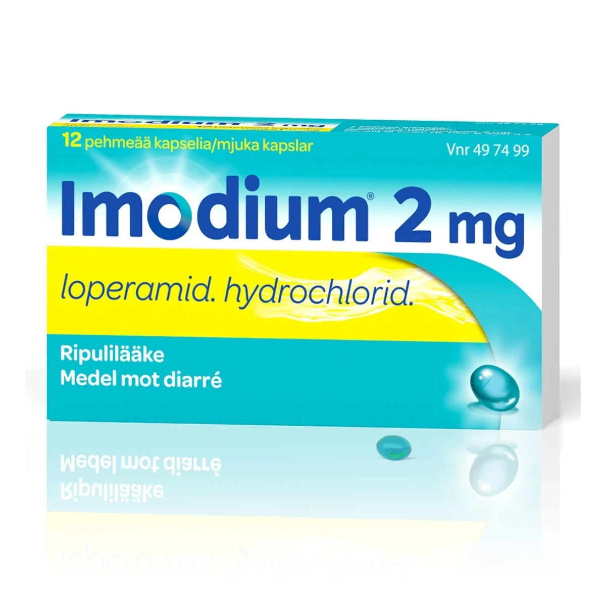 IMODIUM 2 mg kapseli, pehmeä 12 kpl