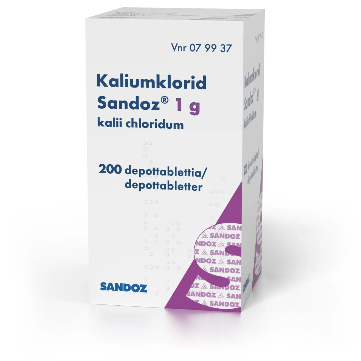 Kaliumklorid Sandoz depottabletti 1 g 200 kpl