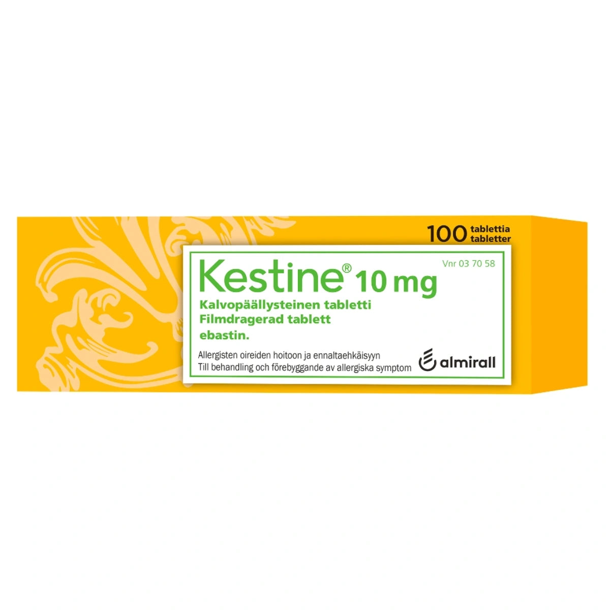 KESTINE 10 mg tabletti, kalvopäällysteinen 100 kpl