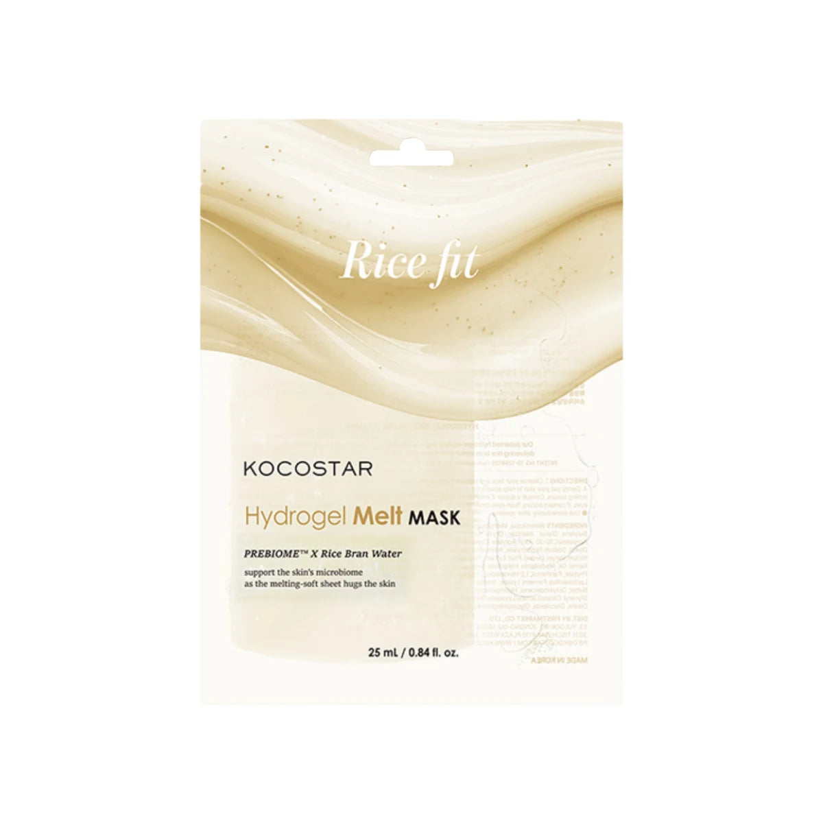KOCOSTAR Hydrogel Melt Mask Rice Fit