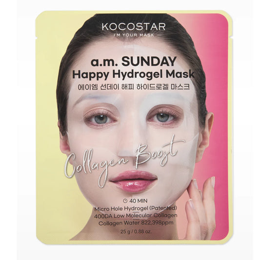 KOCOSTAR a.m. Sunday Hydrogel Collagen Mask 1 kpl