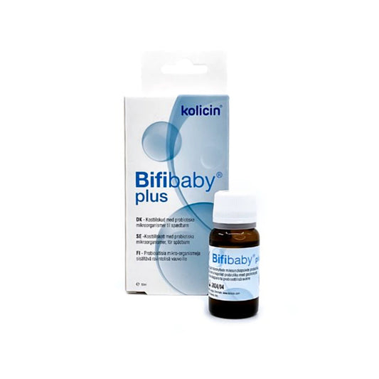KOLICIN Bifibaby plus 10 ml sisältää tarpeellisen määrän probiootteja