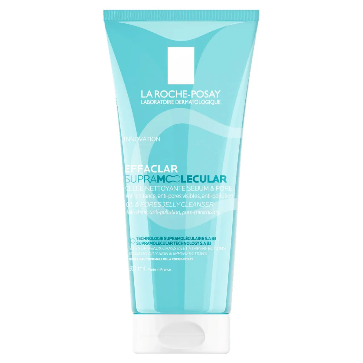 La Roche-Posay Effaclar Supramolecular Oil & Pores Cleansing Gel 200 ml – puhdistusgeeli rasvoittuvalle iholle