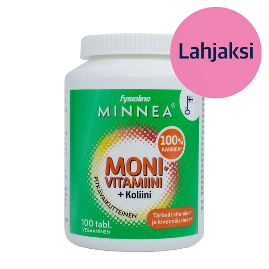 Lahjatuote Minnea monivitamiini 100 tabl