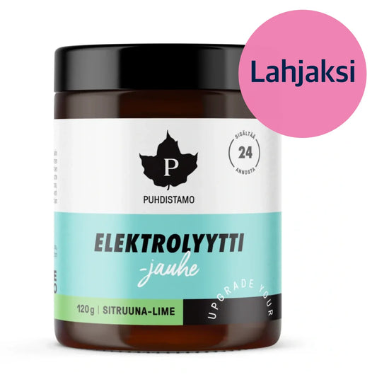 Lahjatuote Puhdistamo Elektrolyyttijauhe Sitruuna-lime 120 g
