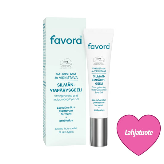 Lahjatuote Favora vahvistava ja virkistävä silmänympärysgeeli 15 ml