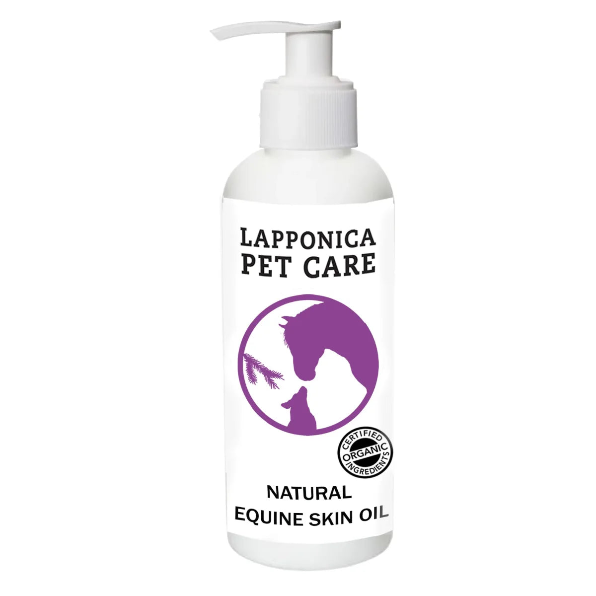 Lapponica Pet Care Natural Equine Skin Oil 60 ml – hoitoöljy hevosen iho-ongelmiin