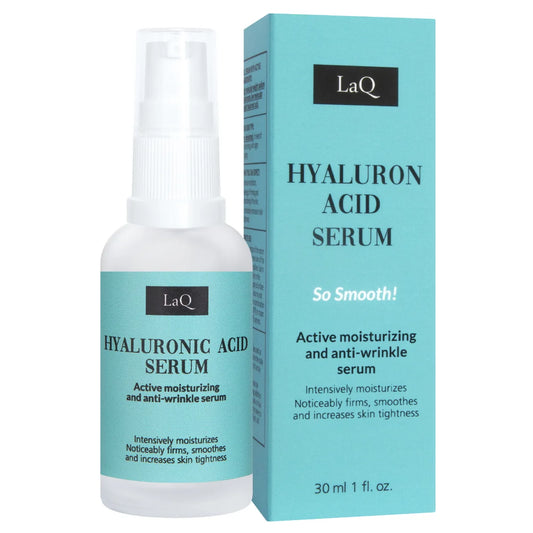 LAQ Hyaluron kasvoseerumi 30 ml kosteuttava ikääntyvälle iholle
