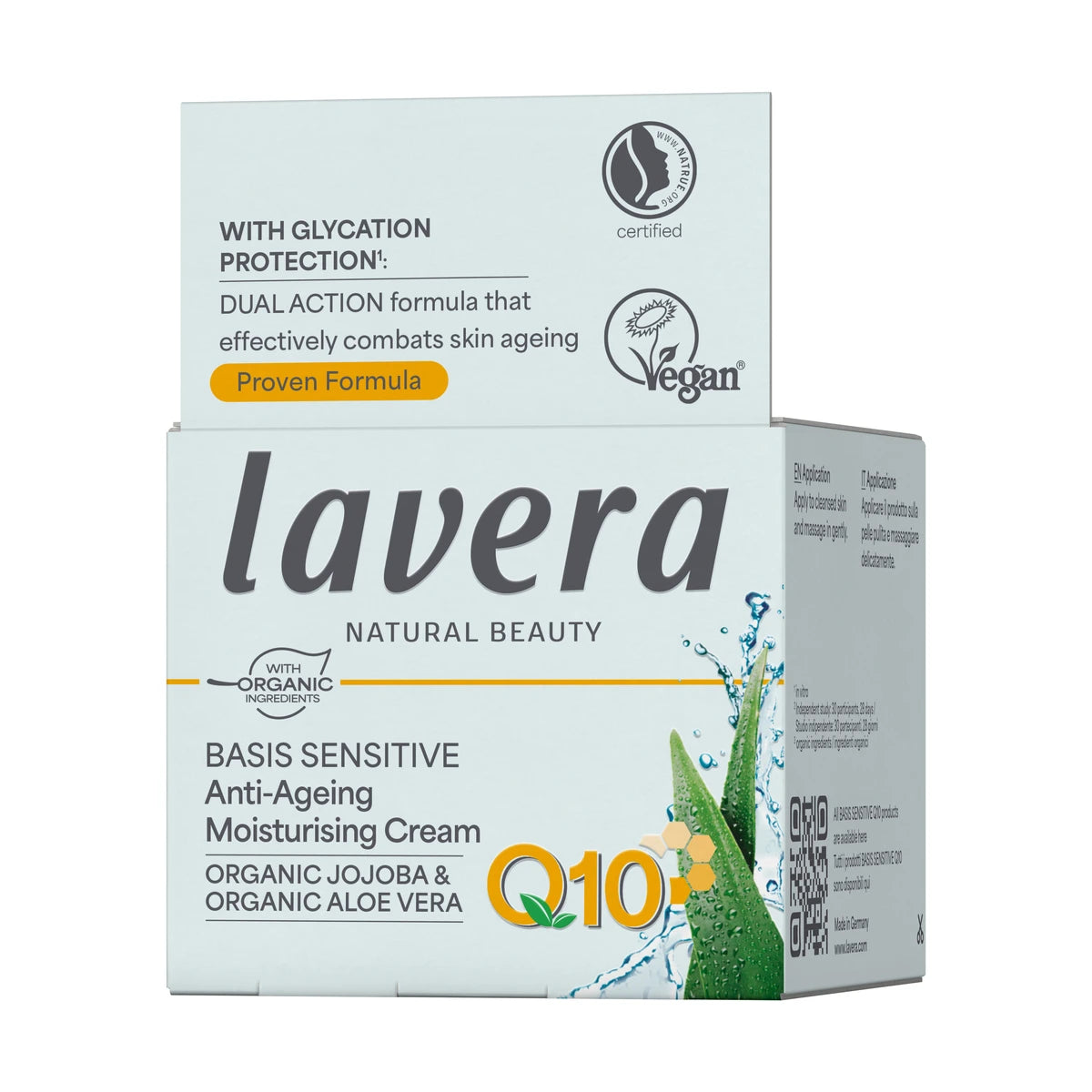 Lavera Basis Sensitiv Q10 Moisturising Cream 50 ml – Kosteutta ja kimmoisuutta ikääntyvälle iholle