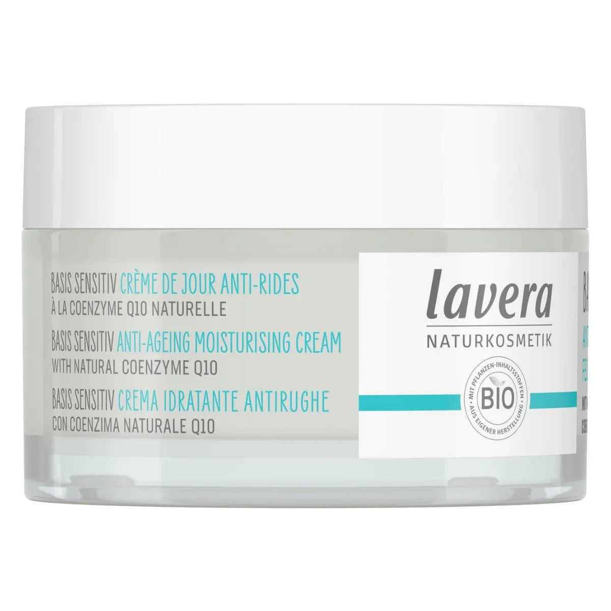 Lavera Basis Sensitiv Q10 Moisturising Cream 50 ml kasvovoide ikääntyvälle iholle