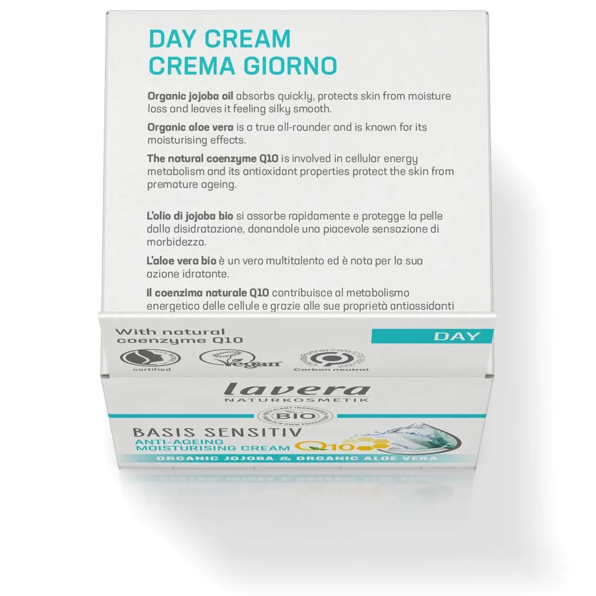 Lavera Basis Sensitiv Q10 Moisturising Cream päivävoide