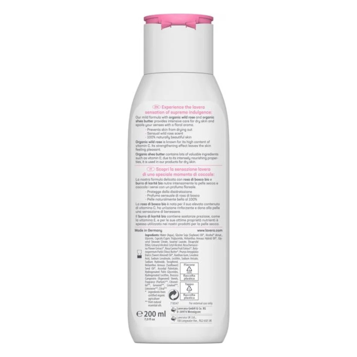 Lavera Delicate Body Lotion vartaloemulsio