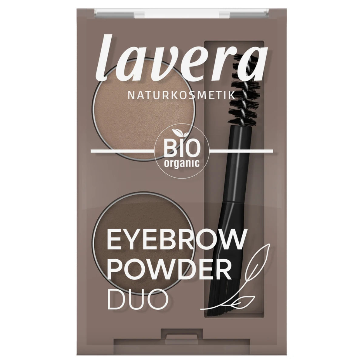 Lavera Eyebrow Powder Duo puuterimainen kulmaväri 2×0,8 g